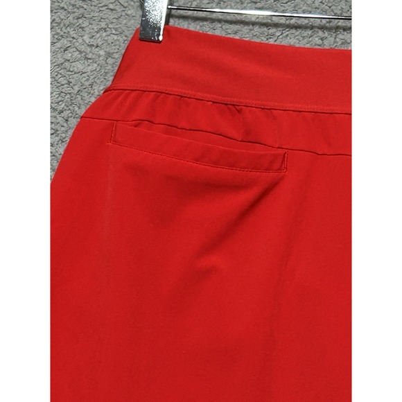 Nike Golf Shorts Womens Sz‎ L Red/Orange Tour Performance Dri-Fit - Picture 9 of 9